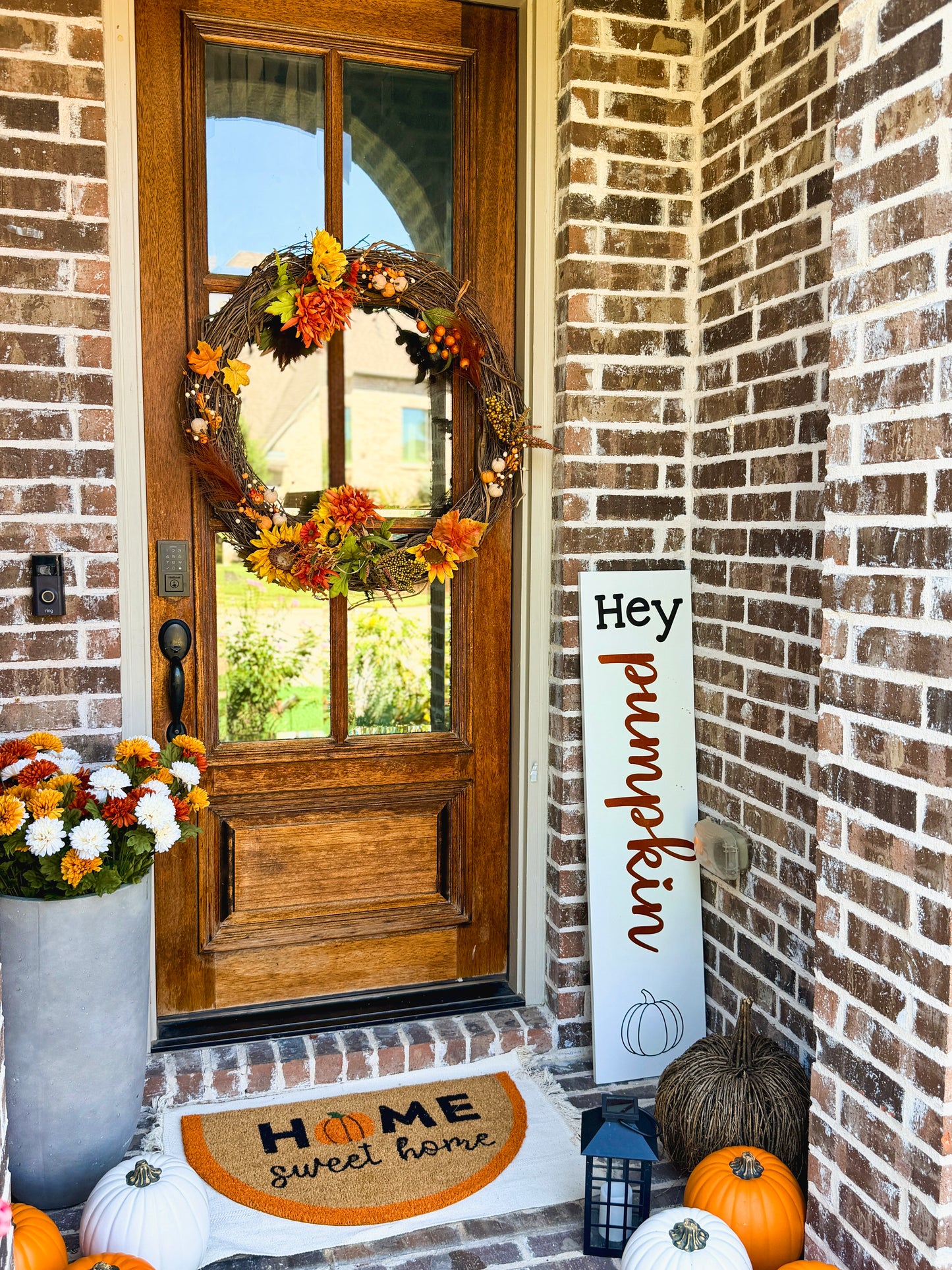 Hey Pumpkin Sign